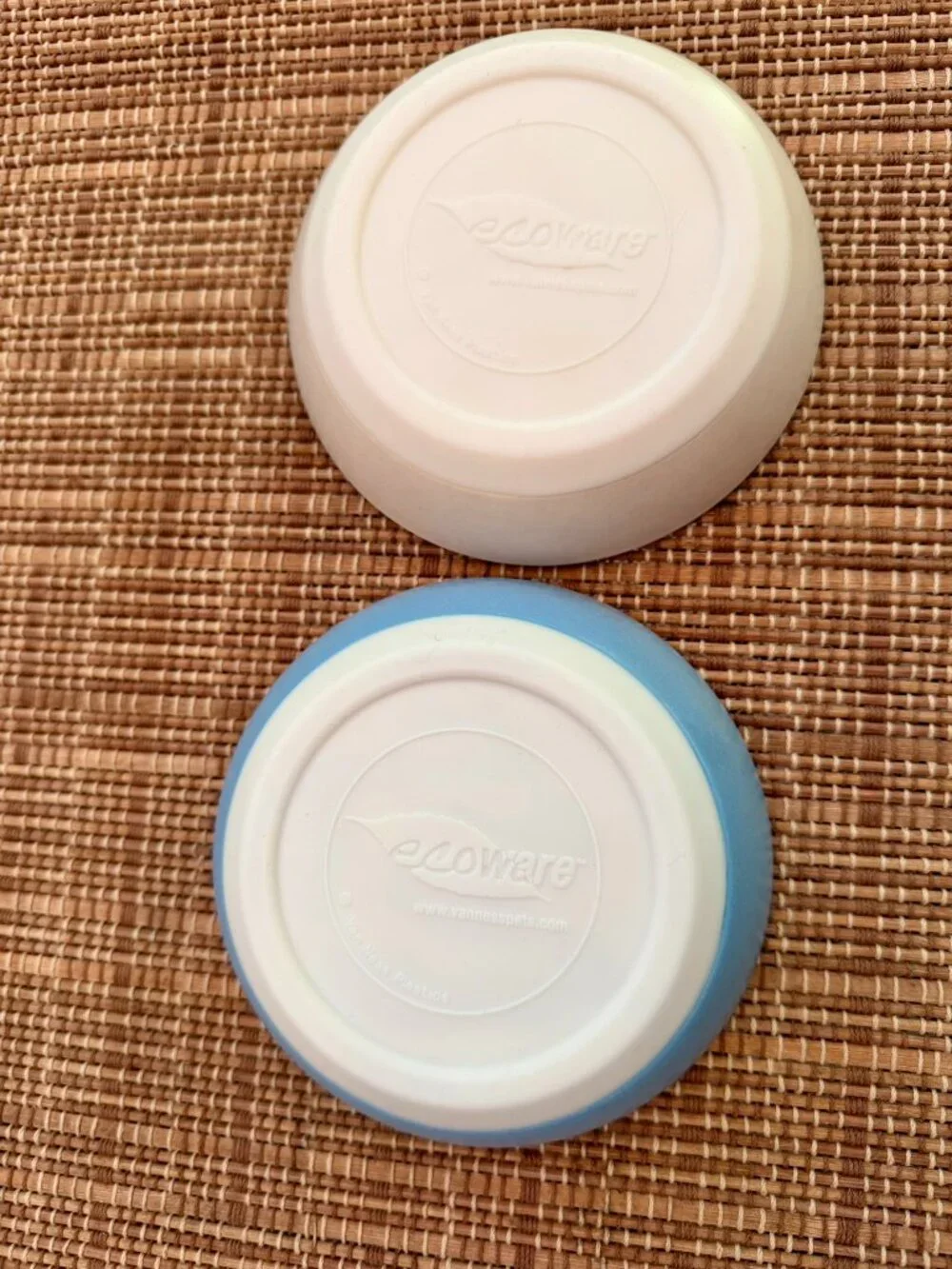 🐾PET | Van Ness Ecoware Non‑Skid Cat Bowls (Set-2) – BPA‑Free, Whisker‑Friendly